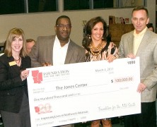 Jones Center Check Presentation