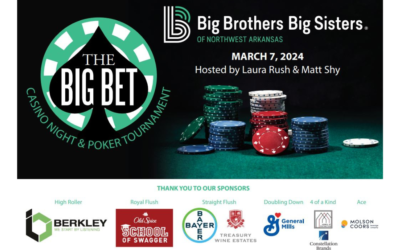 Join Big Brothers Big Sisters of Northwest Arkansas for The Big Bet
